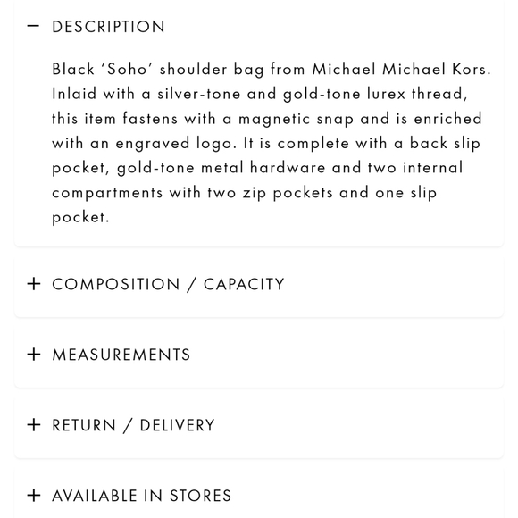 Michael Kors Tweed Soho Shoulder Bag - Picture 8 of 9